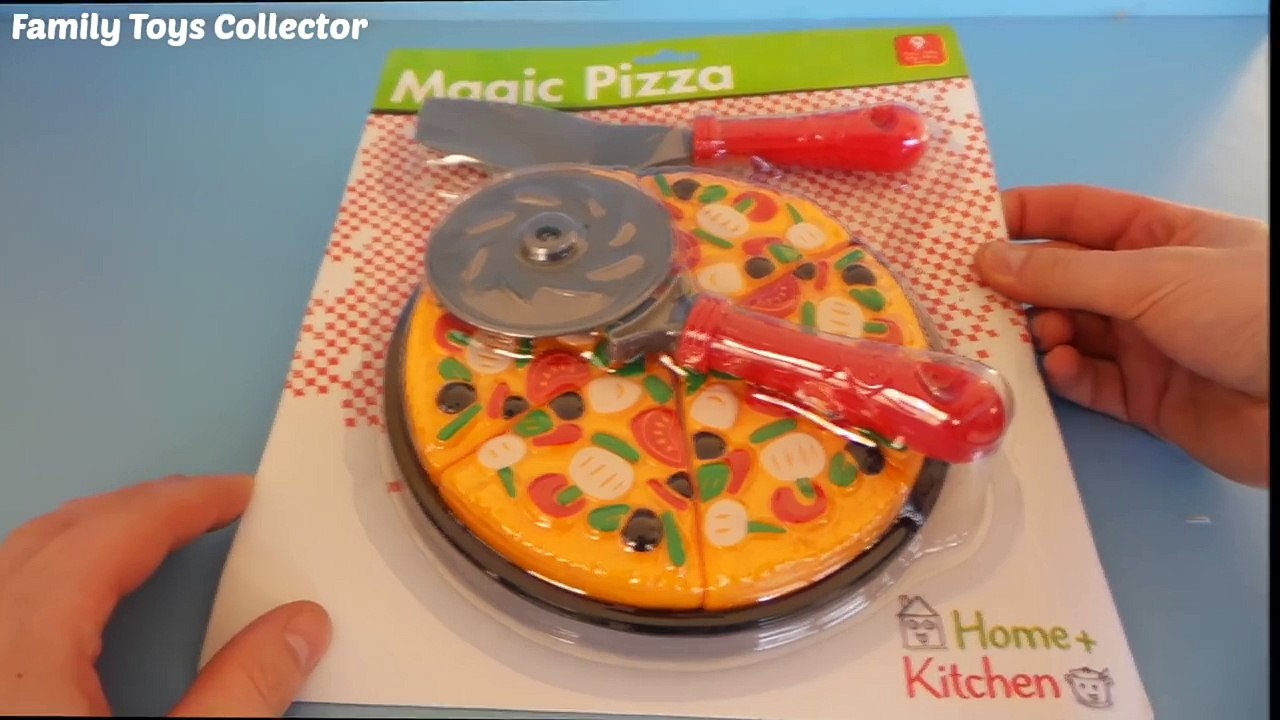 Toy Pizza unboxing and playing in toy kitchen-AXPNmg8vq8o