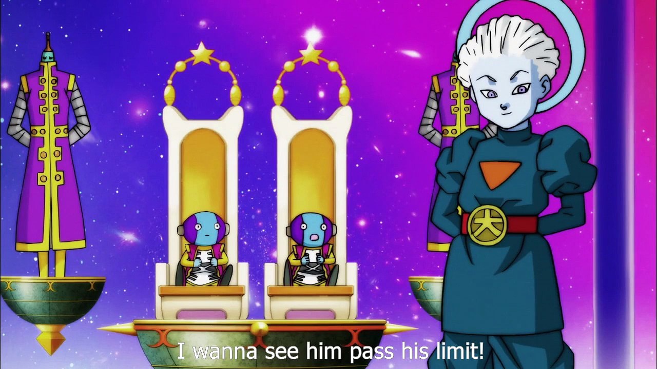 Goku Vs Toppo - Grand Priest Stops the Fight - Dragon Ball Super Episode 82
