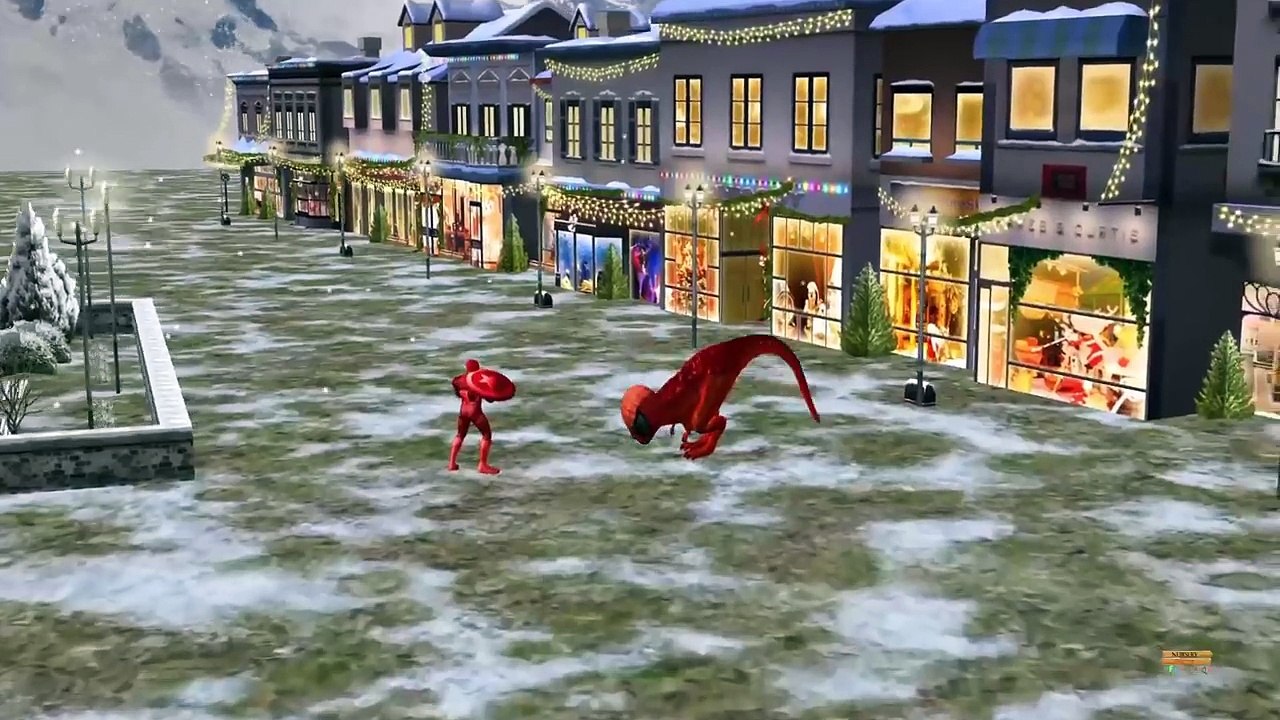 Gorilla superheros face Spiderman captain america Finger family rhymes 3d animation cartoo