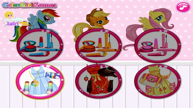 И Барби платье игра мало макияж составить мой Мы пони вверх