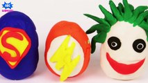 Superheroes Finger Family Rhymes Surprises _ Play Doh Superhero Surprise Eggs Finger Family Song-VVawm0_qNaE