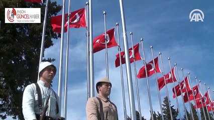 Çanakkale Şehitler Abidesinde duygulu anlar