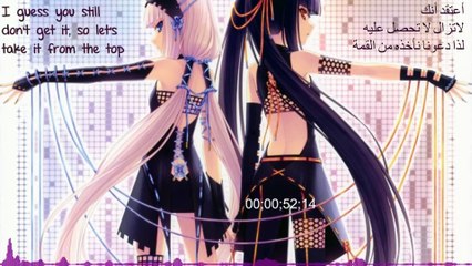 nightcore -Take a hint - translated [B.A.W]