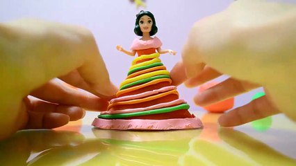 Snow White Princess Play Doh Rainbow Dress - Ninatsa Play Doh 2016-95AL_e6TiJE