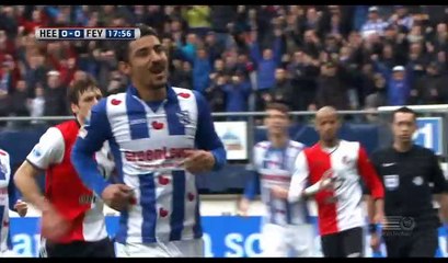 Reza Ghoochannejhad Goal HD - Heerenveen 1-0 Feyenoord - 19.03.2017