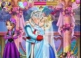 Elsa Marries Jack ! Anna Marries Kristoff ! Jack is the new King ! Frozen Wedding Kiss Par