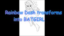 BATGIRL DC Super Hero Girls Custom With MLP Equestria Girls Tutorial Drawing Video-HEvRXJJjtGE
