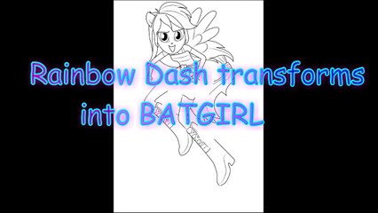 BATGIRL DC Super Hero Girls Custom With MLP Equestria Girls Tutorial Drawing Video-HEvRXJJjtGE