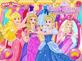 Disney Princesses Prom Shopping - Princess Rapunzel Cinderella and Aurora Dress Up Game