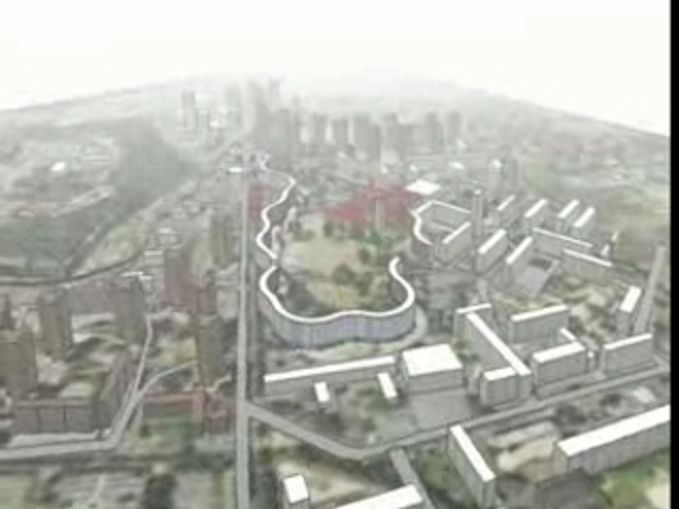 Projet fictif Courtillere, Pantin, banlieue parisienne