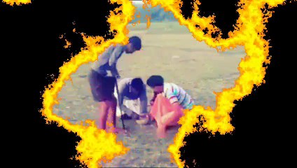 People Falling Blasted after listening Bomb Blast Voice