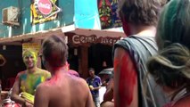 Foreigners Celebrating Holi in India Bangladesh
