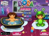 Cute Dora Baby Bathing Game - dora the explorer - online baby games | ♥ irisgamestv