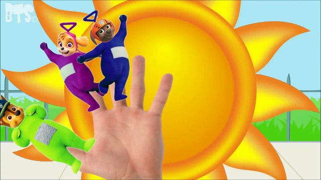 Лапа патруль прообразы в Телепузики раскраска видео мультфильм палец Семья питомник рифма