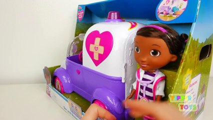 Doc McStuffins and Rosie The Rescuer Playset for Kids and Surprise Toys