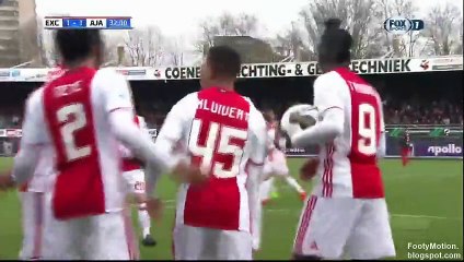 Justin Kluivert Debut Goal HD - Excelsior 1 - 1 Ajax - 19.03.2017 (Full Replay) (1)