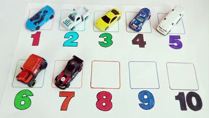 Counting Numbers 1 to 10 with Cars | Learn To Count for Kids | Videos for Children