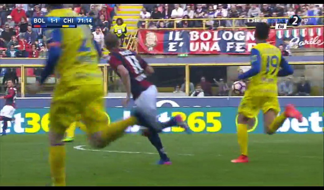Blerim Dzemaili Goal HD - Bologna 2-1 Chievo - 19.03.2017