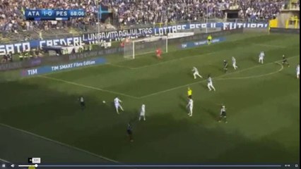Grassi Goal - Atalanta Bergamo vs Pescara 2-0 19.03.2017 (HD)