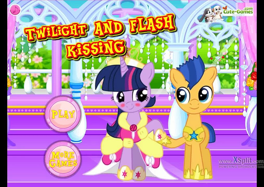 MLP Equestria Girls Twilight Sparkle and Flash Sentry New Kissing Game new HD