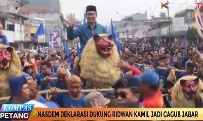 Nasdem Deklarasi Dukung Ridwan Kamil Jadi Cagub Jabar 2018