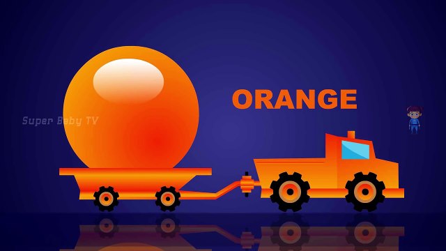 Большой автомобиль перевозчик Дети цвета цвета для Дети обучение Установка преподавание видео 1 органы