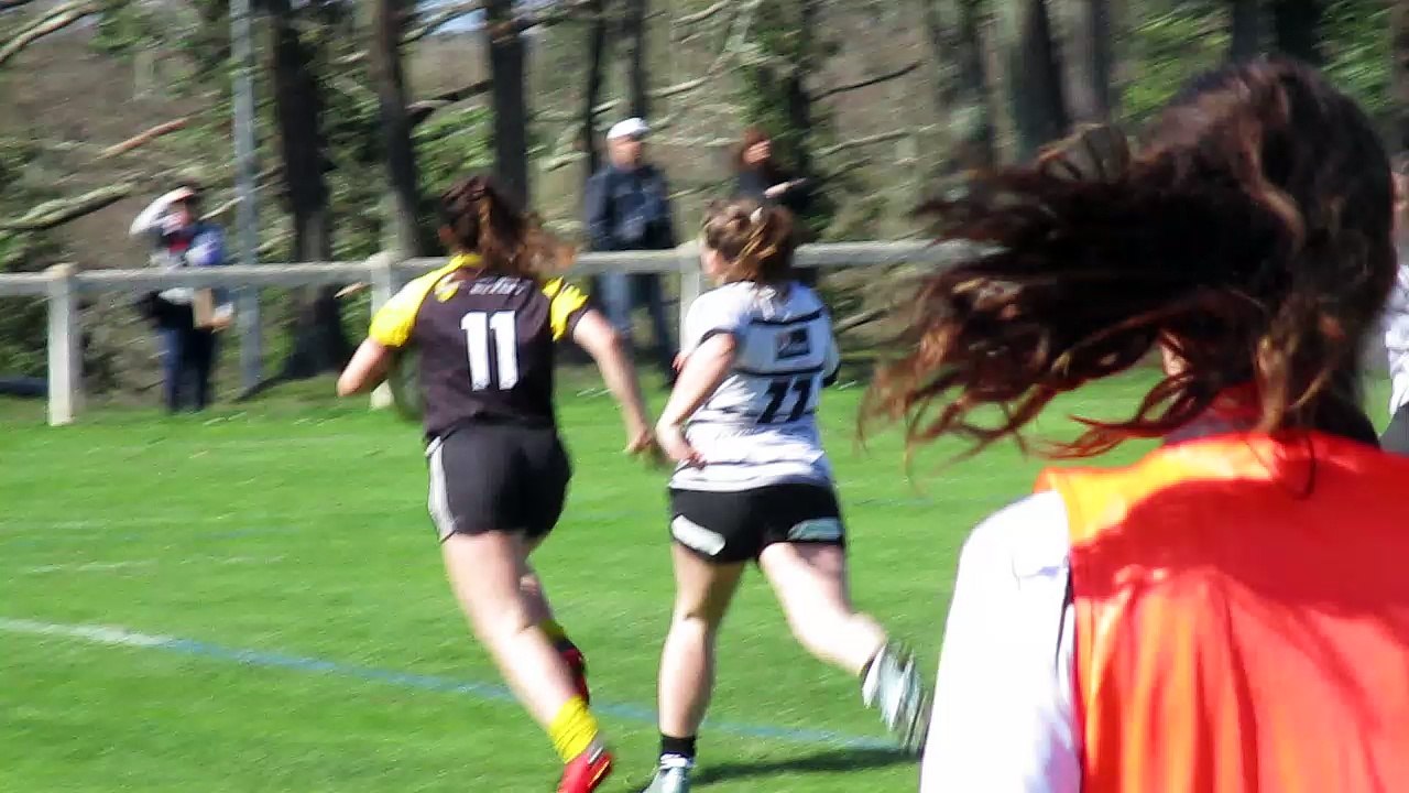 Stade Montois rugby féminin 34 - 10 Stade Poitevin Rugby 1er essai Perle