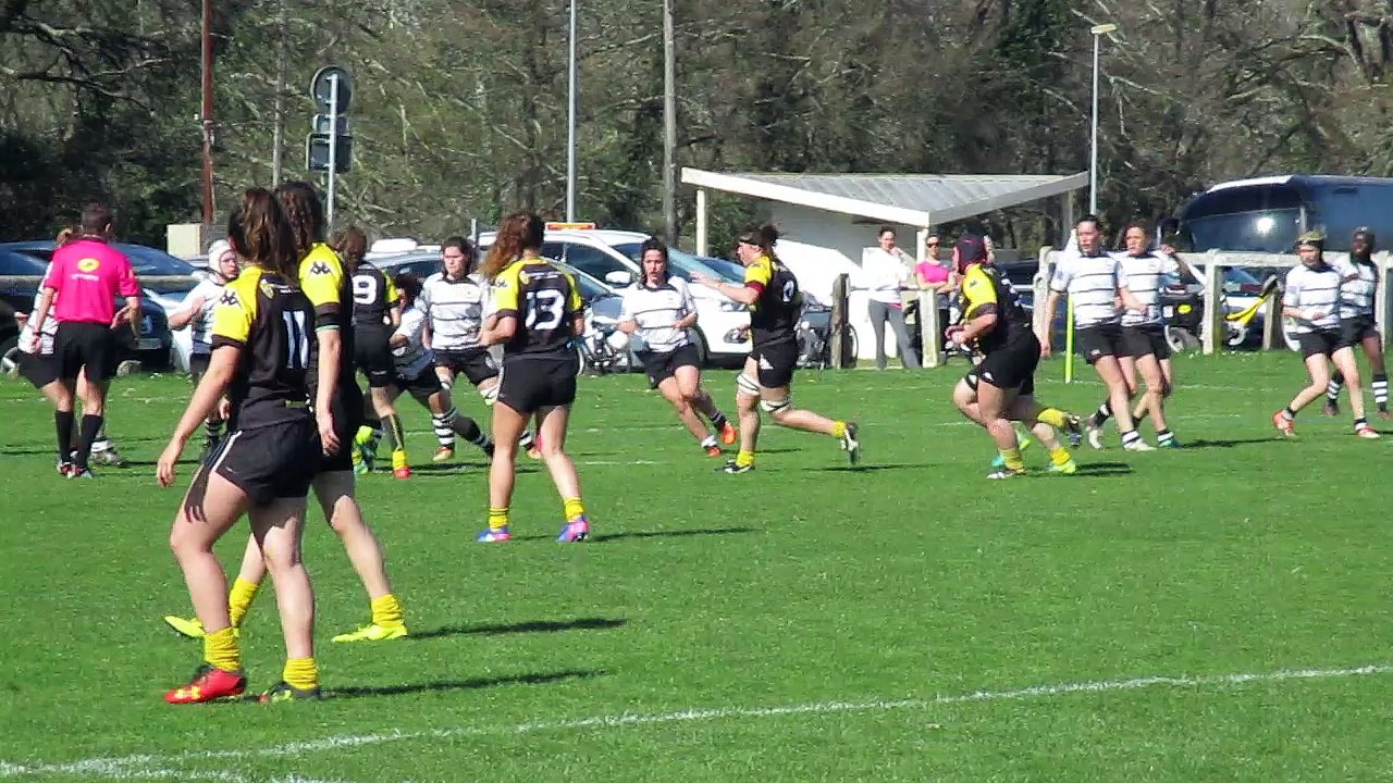 Stade Montois rugby féminin 34 - 10 Stade Poitevin Rugby  3ème essai Alexia Cerenys