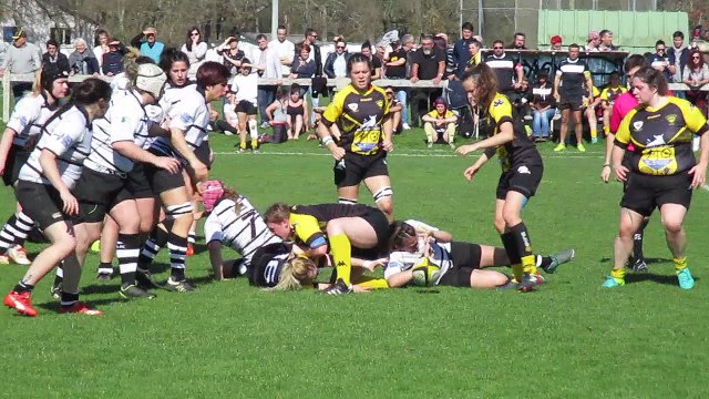 Stade Montois rugby féminin 34 - 10 Stade Poitevin Rugby 4ème essai Perle Ramazeilles