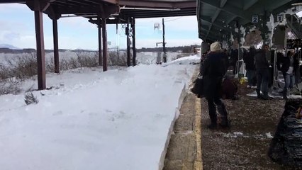Amtrak Snow- Collision