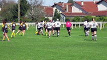 Stade Montois rugby féminin 34 - 10 Stade Poitevin Rugby  5ème essai Aude Rebauger