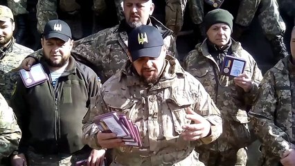 Хлопці з передової на підтримку ветеранів АТО блокади "торгівлі на крові"