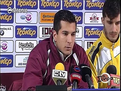 11η ΑΕΛ-Αναγέννηση Καρδίτσας 2-0 2014-15 Νίκος Καρανίκας δηλώσεις