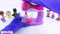 Moana Disney Princess Frozen Playdoh Smiley Face Heads PJ Masks Magic Mixer Toy Appliance