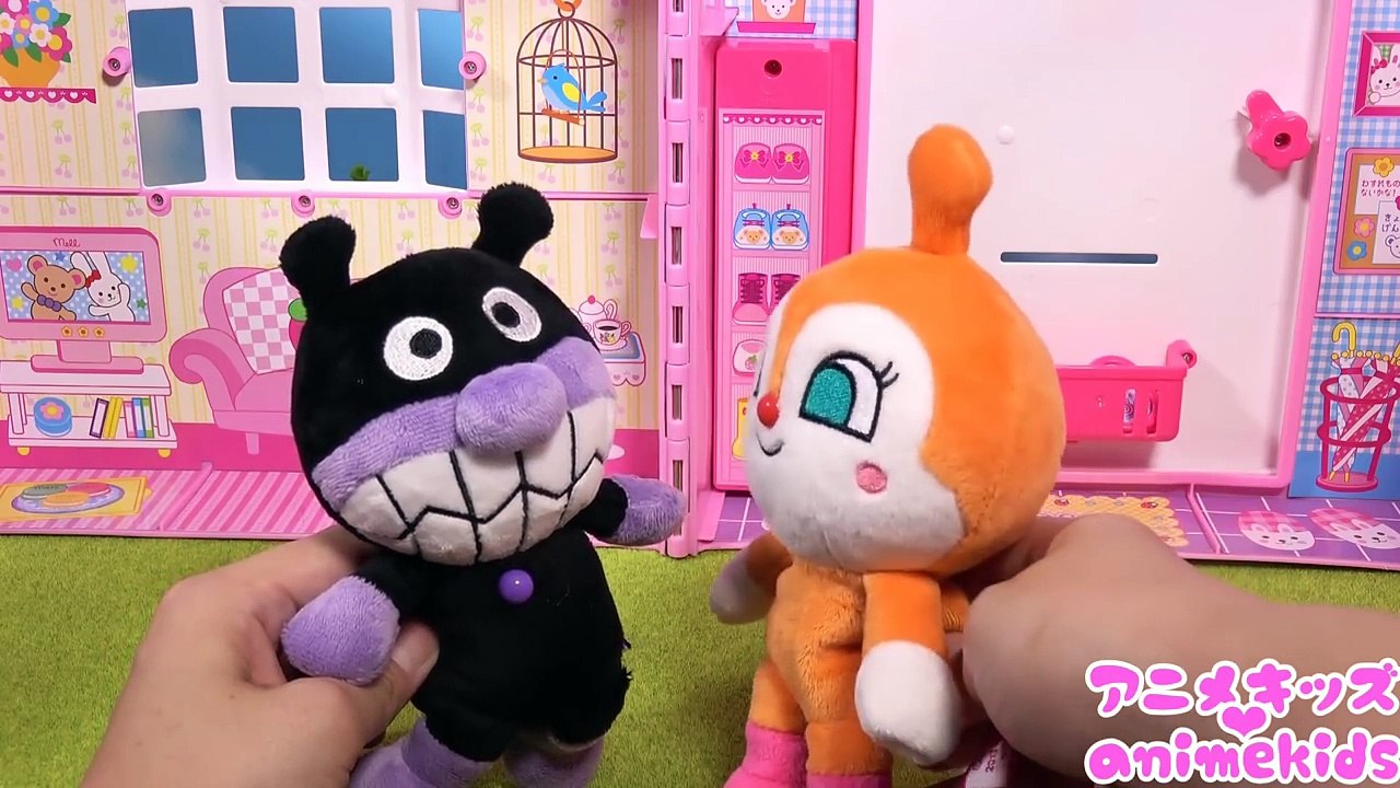アンパンマン アニメ おもちゃ バイキンマン 赤ちゃんのお世話をするよ❤ おままごと うんち animekids アニメキッズ animation Anpanman Toy Baby Alive