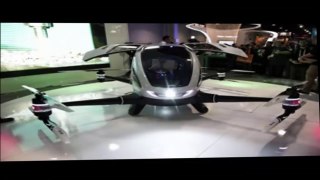 EHang 184 MegaDrone - Worlds First Self Driving Taxi Car