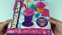 Kinetic Sand Ice Cream Treats Playset | Make Your Own Ice Cream Dessert with Kinetic Sand!