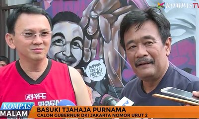 Ahok-Djarot "Weekend" dengan Main Basket