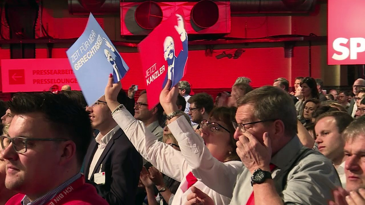 Schulz einstimmig zum neuen SPD-Chef gewählt