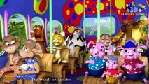 The wheels on the bus - Karaoke Version - Teddy & Timmy 3D Nursery Rhymes.