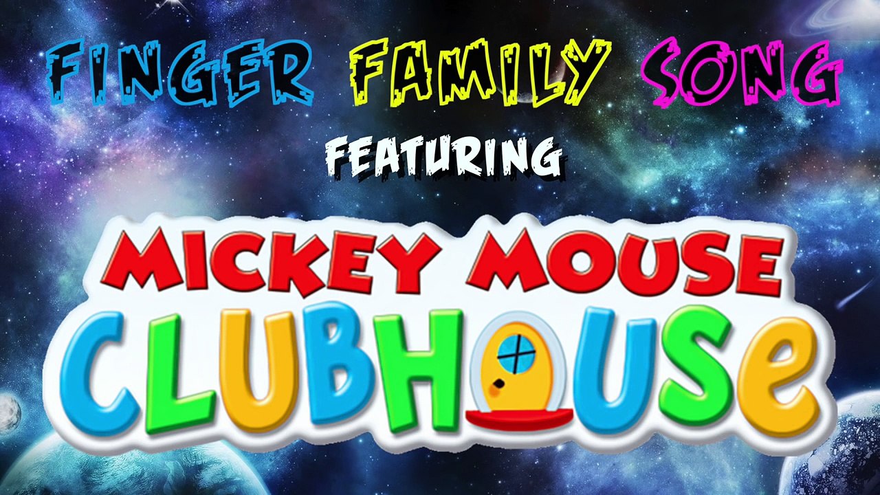 Space Monster Mickey Mouse Halloween Masks Finger Family Song!
