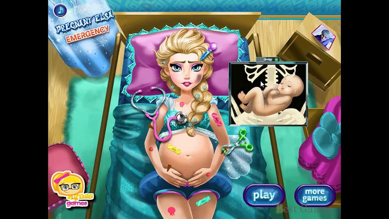 Pregnant Elsa Emergency - Frozen Game Movie - Top Baby Games For kids new Mario Shoot Mus