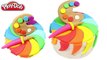 Play Doh Rainbow Paint Tool!! - Make Wonderful Cream Cake for Peppa Pig Toys