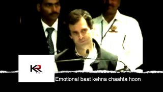 Rahul Gandhi Funny Speech - This Morning i got up at night