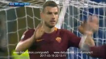 Edin Dzeko Goal AS Roma 3 - 1 Sassuolo Serie A 19-3-2017