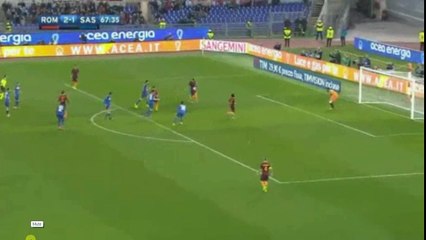 Dzeko Goal - AS Roma vs US Sassuolo 3-1 19.03.2017 (HD)