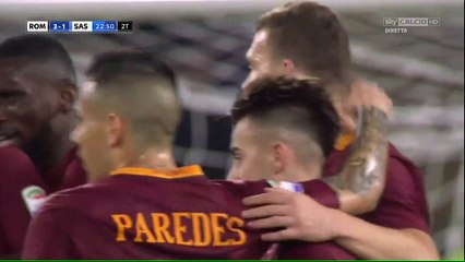 3-1 Edin Džeko Goal AS Roma 3-1 Sassuolo Calcio - 19.03.2107