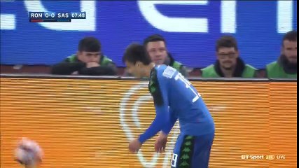 Gol Roma-Sassuolo 3-1 HD - 19-03-2017 Defrel, Paredes, Salah e Dzeko