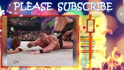 WWE Brock Lesnar vs The Rock - MOST BRUTAL FIGHT - The Rock almost died (Full Match)