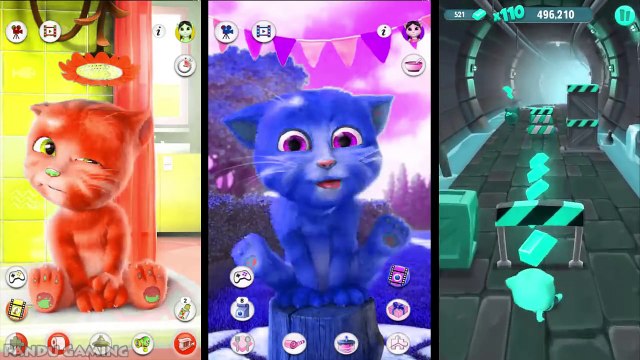 Talking Tom Gold Run - My Talking Tom - Talking Ginger Gameplay on Android IOS For Kids HD